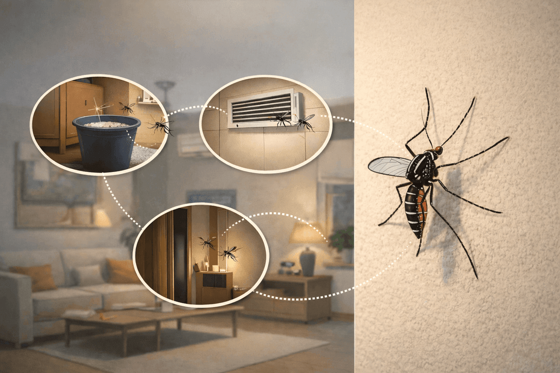 Pourquoi ai-je des moustiques chez moi alors que les fenêtres sont fermées ?