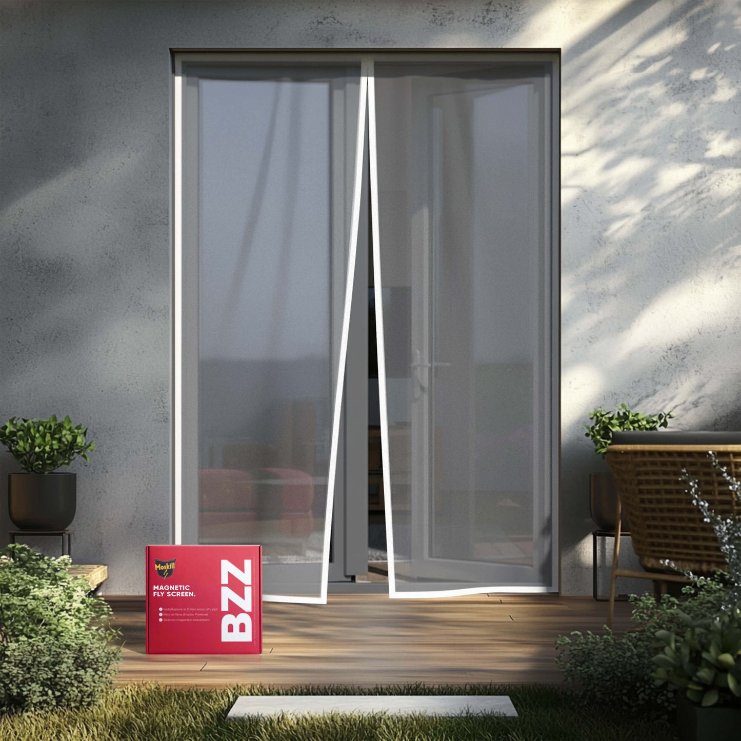 Magnetic Fly Screen for Doors