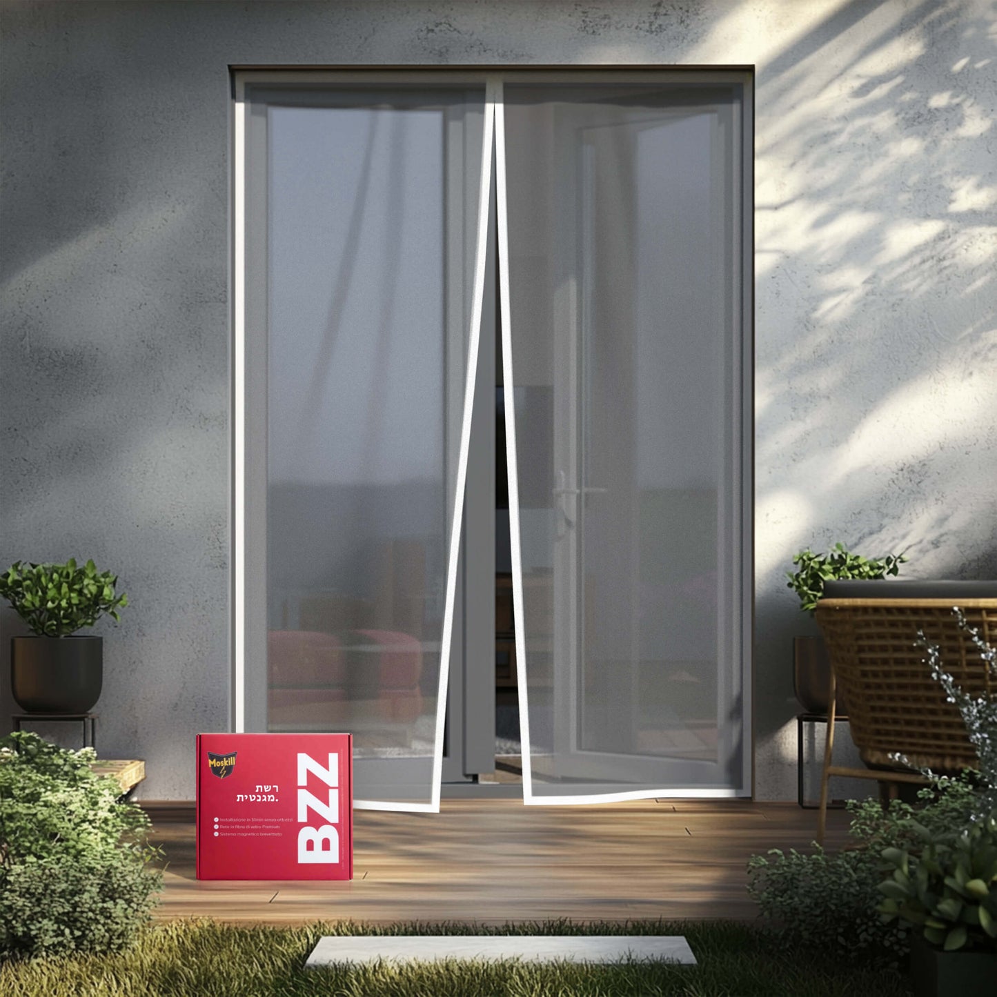 מגילה מגנטית לדלת