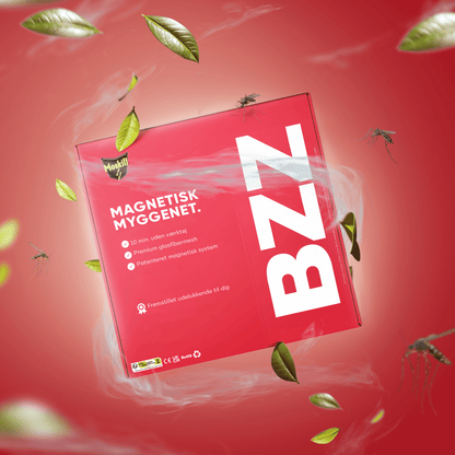 Magnetisk myggenet dør fra Ma boutique, designet for at holde insekter ude med magnetisk lukning.