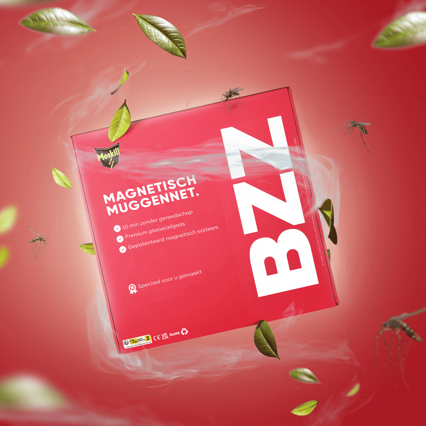 Magnetisch hor DEUR van Ma boutique in zwart met een strak design, ideaal voor insectenwering en ventilatie.