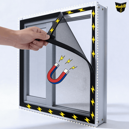Mosquitera magnética para VENTANA