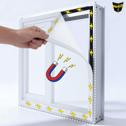 Mosquitera magnética para VENTANA